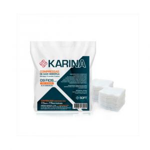 KARINA COMPRESSA GAZE 9 FIOS COM 500 UNIDADES