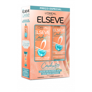 KIT ELSEVE CACHOS LONGOS DOS SONHOS SH 375MLCOND 170ML