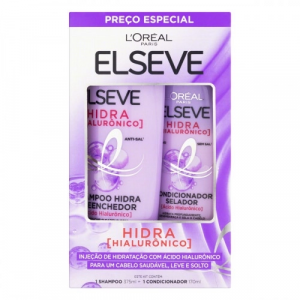 KIT  ELSEVE HIDRA HIALURONICO SHAMPOO 375ML CONDICIONADOR COM 170ML
