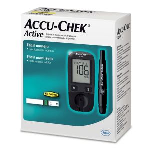 KIT PARA CONTROLE DE GLICEMIA ACCU CHEK ACTIVE