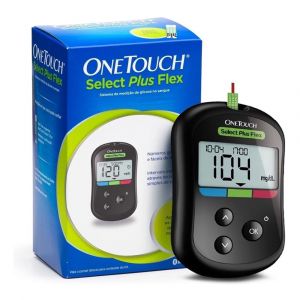 KIT PARA CONTROLE DE GLICEMIA ONETOUCH SELECT PLUS FLEX
