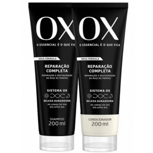 KIT SHAMPOO OX REPARAÇÃO COMPLETA 200ML + CONDICIONADOR 200ML