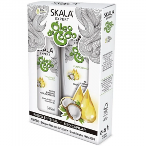 KIT SKALA SHCOND OLEO DE COCO SHAMPOO + CONDICIONADOR COM 325ML