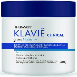 CREME HIDRATANTE CORPORAL THERASKIN KLAVIÊ CLINICAL PELE SECA E SENSÍVEL COM 440G