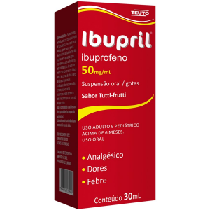 IBUPRIL 50MG/ML SUSPENSÃO ORAL GOTAS 30ML