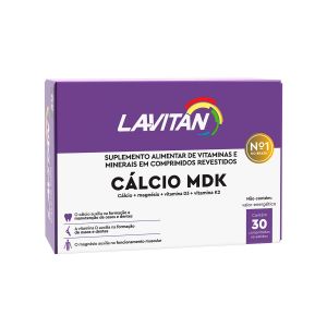 LAVITAN CÁLCIO MDK SUPLEMENTO ALIMENTAR COM 30 COMPRIMIDOS