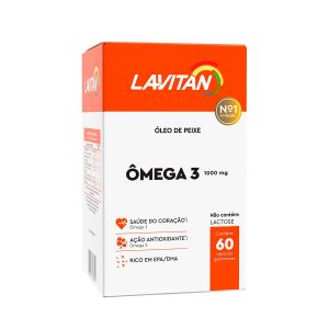 LAVITAN ÔMEGA 3 1000MG COM 60 CÁPSULAS