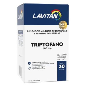 LAVITAN TRIPTOFANO 600MG COM 30 CÁPSULAS CIMED