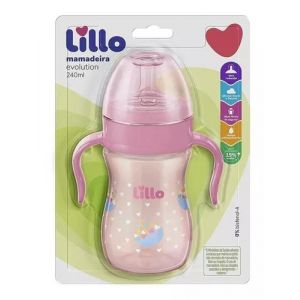 MAMADEIRA LILLO EVOLUTION ROSA 240ML