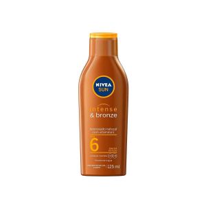 LOÇÃO BRONZEADORA NIVEA SUN INTENSE & BRONZE FPS 6 COM 125ML