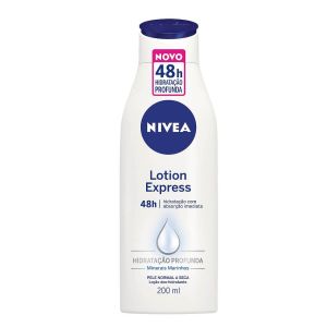 LOÇÃO HIDRATANTE NIVEA LOTION EXPRESS MINERAIS MARINHOS PELE NORMAL A SECA 200ML