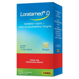 LORATAMED D XAROPE COM 60ML