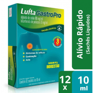 LUFTAGASTROPRO SACHÊ LÍQUIDO - 12 SACHÊS DE 10ML