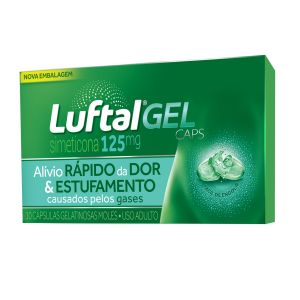 LUFTAL GEL 125MG COM 10 CÁPSULAS