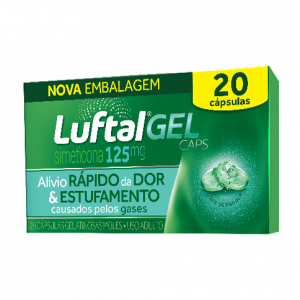 LUFTAL GEL 125MG COM 20 CÁPSULAS
