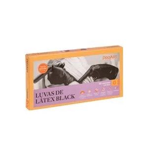 LUVAS LATEX PROART G 10UN  PRETO