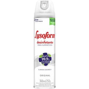 LYSOFORM AEROSOL DESINFETANTE ORIGINAL COM 360ML