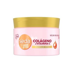MÁSCARA DE TRATAMENTO SEDA BY NIINA SECRETS COLÁGENO E VITAMINA C COM 300G