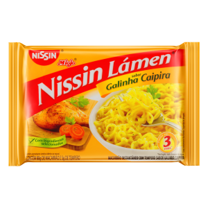 MACARRÃO INSTANTÂNEO MIOJO NISSIN LAMÉN GALINHA CAIPIRA 85G