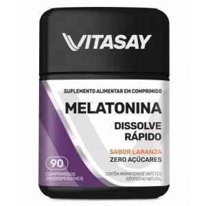 MELATONINA VITASAY LARANJA COM 90 COMPRIMIDOS