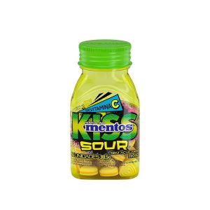 PASTILHA MENTOS SOUR SEM AÇÚCAR LIMÃO ÁCIDO COM 55 UNIDADES