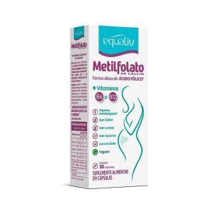 METILFOLATO DE CÁLCIO COM 30 CÁPSULAS EQUALIV