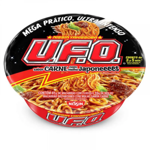 NISSIN U.F.O YAKISSOBA CARNE COM MOLHO JAPONES 81G
