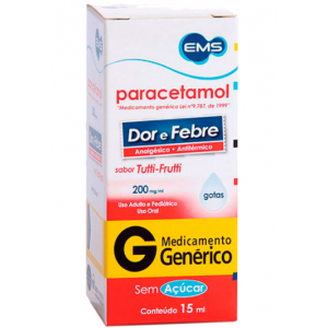 PARACETAMOL 200MG/ML 15ML - EMS 