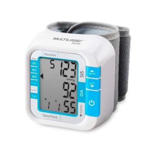MONITOR DE PRESSÃO ARTERIAL DE PULSO MULTILASER COM 1 UNIDADE