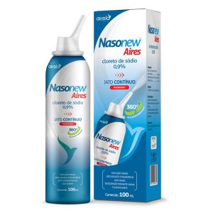 NASONEW AIRES 0,9% JATO CONTÍNUO MODERADO SPRAY COM 100ML