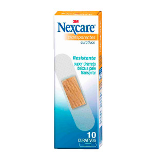 CURATIVO TRANSPARENTE 3M NEXCARE COM 10 UNIDADES