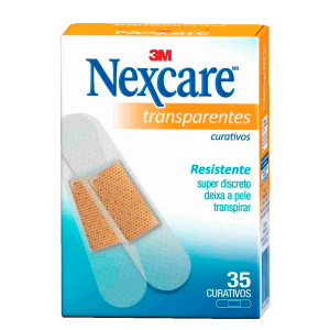 CURATIVO TRANSPARENTE 3M NEXCARE COM 35 UNIDADES