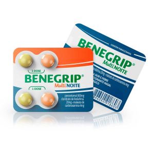 BENEGRIP MULTI NOITE COM 4 COMPRIMIDOS