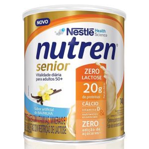 NUTREN SENIOR ZERO LACTOSE 740G BAUNILHA