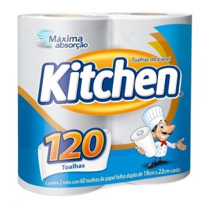 PAPEL TOALHA KITCHEN COM 2 UNIDADES