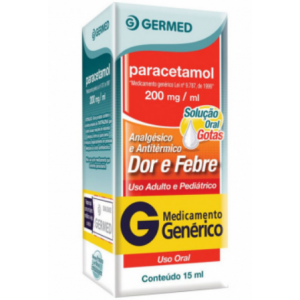 PARACETAMOL 200MG/ML COM 15ML - GERMED