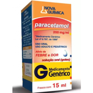 PARACETAMOL 200MG 15ML - NOVA QUÍMICA 
