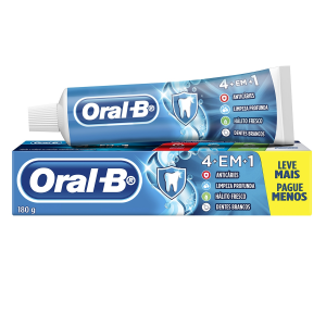 PASTA DE DENTE ORAL - B 4 EM 1 180G
