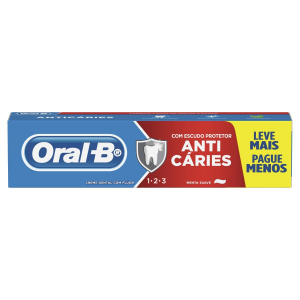 PASTA DE DENTE ORAL-B 123 ANTICÁRIES COM 150G