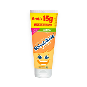 GEL DENTAL INFANTIL MALVATRIKIDS F-INFANTIL 4+ SABOR TUTTI-FRUTTI COM 85G