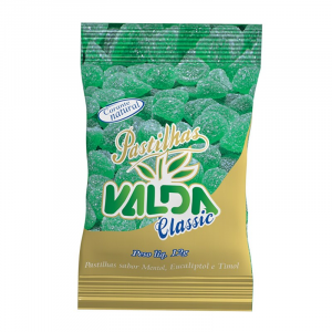 PASTILHA VALDA CLASSIC COM 12 UNIDADES