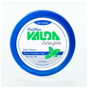 PASTILHA VALDA EXTRA FORTE 50G