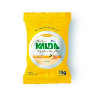 PASTILHAS VALDA MAIS SABOR PRÓPOLIS E GENGIBRE SEM AÇÚCAR COM 12G