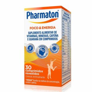 POLIVITAMÍNICO PHARMATON FOCO & ENERGIA COM 30 COMPRIMIDOS