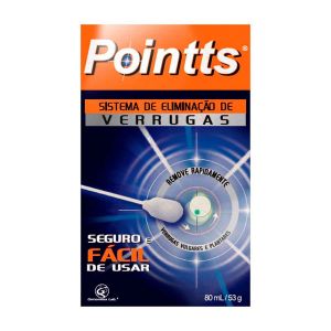 POINTTS SISTEMA DE ELIMINAÇÃO DE VERRUGAS COM 80ML