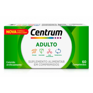 POLIVITAMÍNICO CENTRUM DE A A ZINCO 60 COMPRIMIDOS