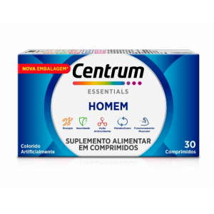 POLIVITAMINICO CENTRUM ESSENTIALS HOMEM DE A A ZINCO 30 COMPRIMIDOS