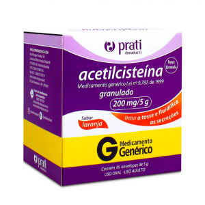 ACETILCISTEINA 200MG COM 16 ENVELOPES - PRATI DONADUZZI