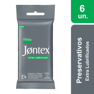 PRESERVATIVO CAMISINHA JONTEX EXTRA LUBRIFICADO - 6 UNIDADES