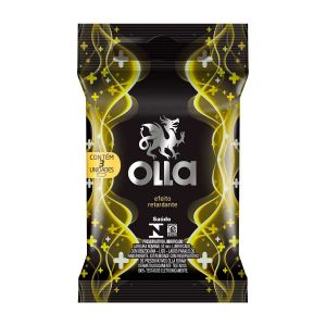 PRESERVATIVO OLLA EFEITO RETARDANTE COM 3 UNIDADES